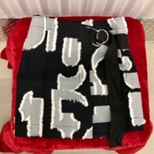 Studio Collection Wrap Mini Skirt, 6/36, NWT